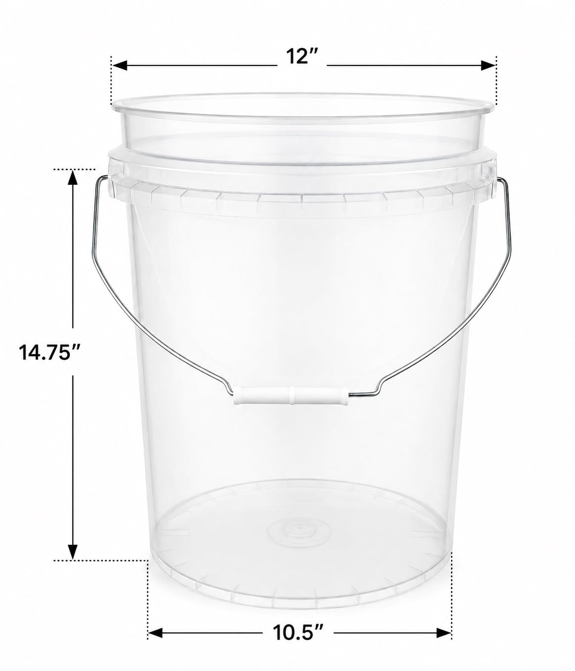 5 Gallon Premium HPDE Plastic Bucket