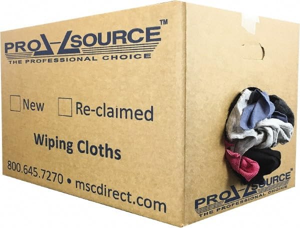 Low Lint Reclaimed Cotton Shop Rags