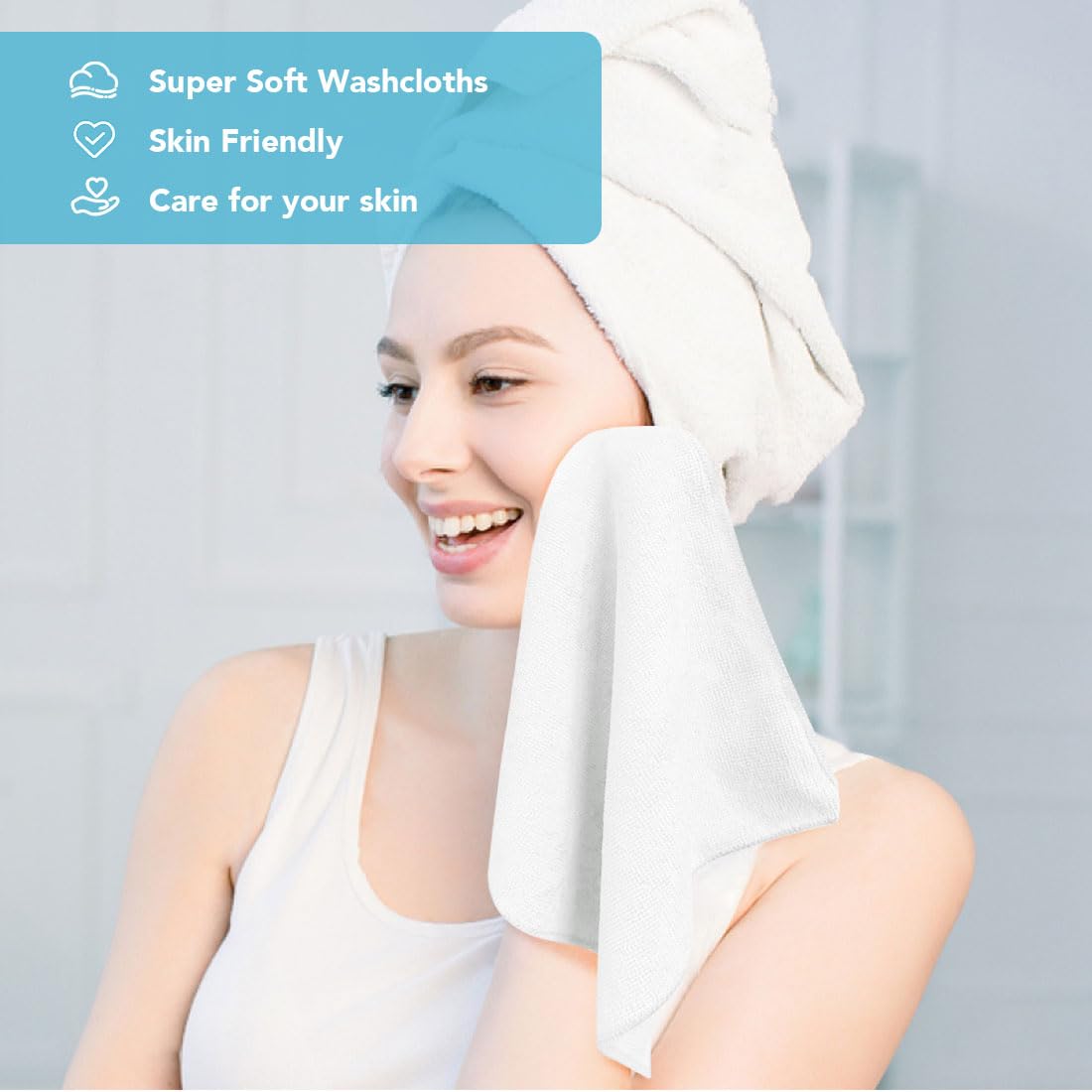 Washcloths Bulk (200 Count)