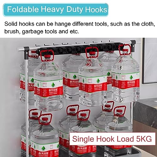 Heavy Duty Corner Mop Broom Holder Rack