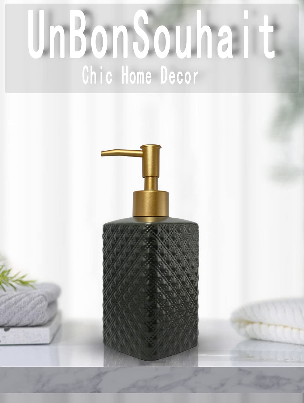 Gold Soap Dispenser for Bathroom