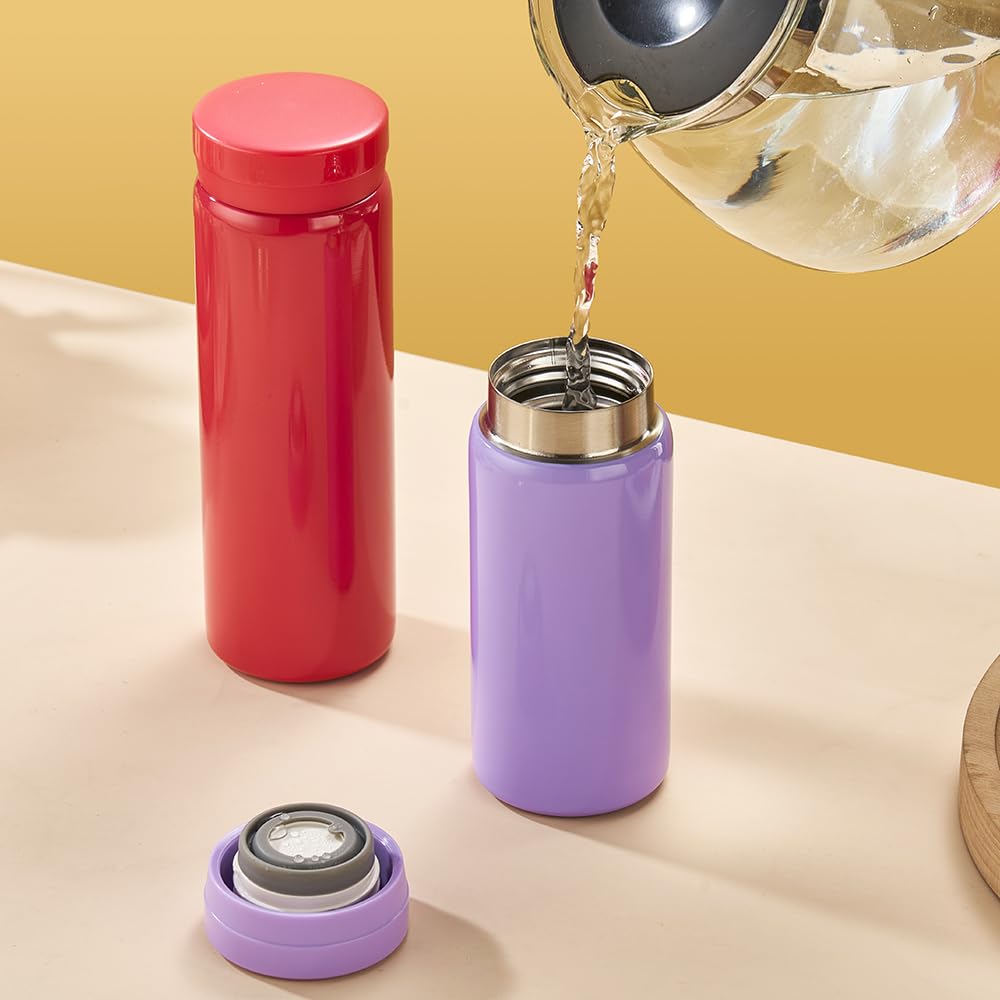 10oz Mini Water Bottle Stainless Steel Thermos Small Flask