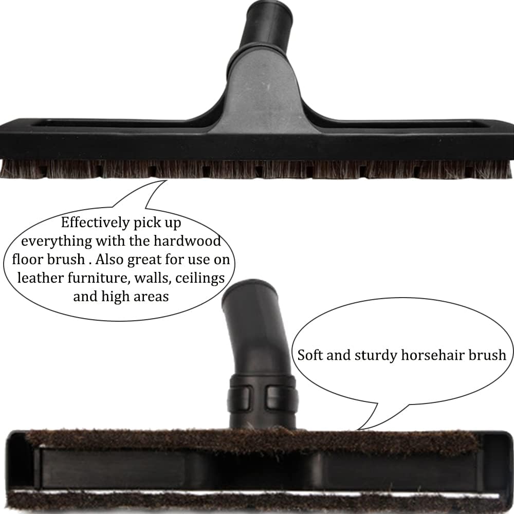 GIB 1 1 4" Vacuum Floor Brush Attachment for Shop Vac with 360°Swivel Head