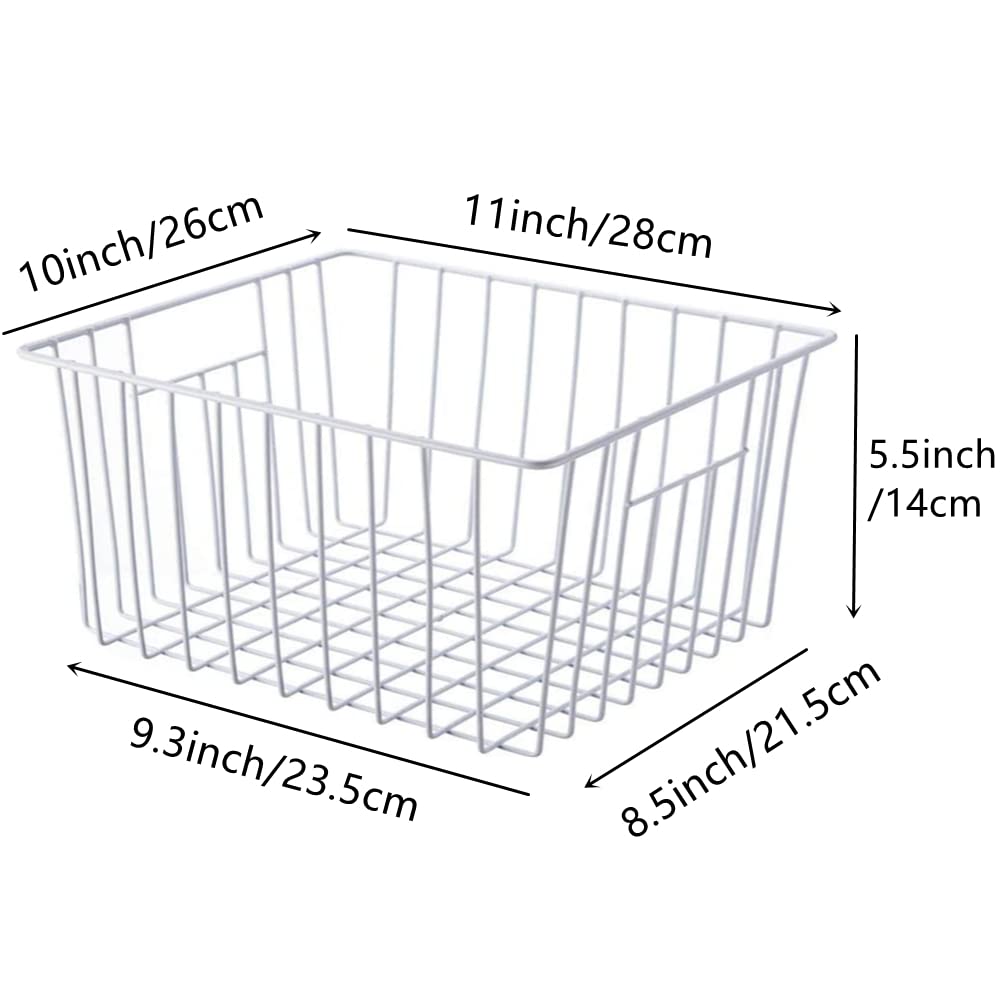 Freezer Baskets Storage Basket Organizers (4 Count)