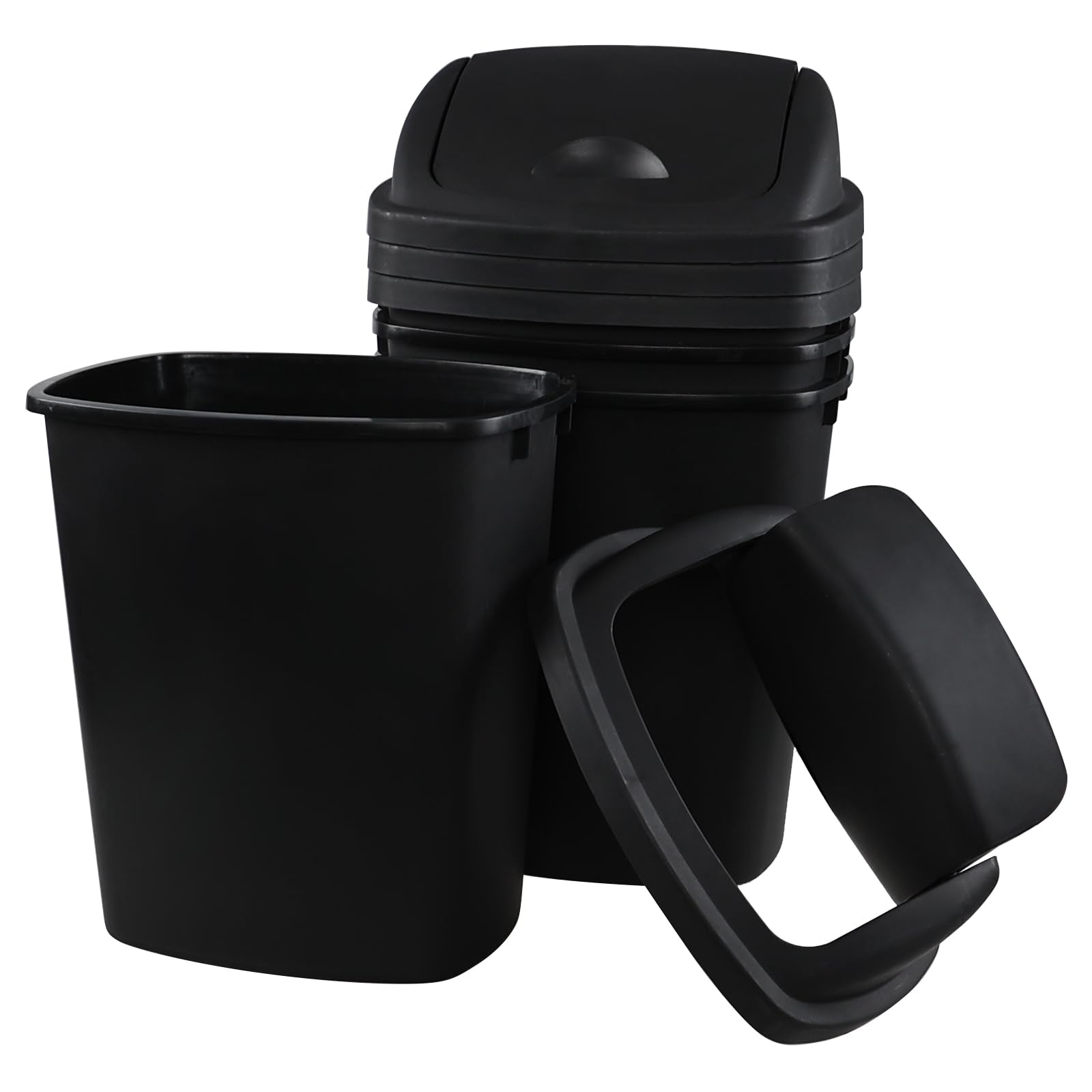8 Gallon Swing Top Trash Can (4 Count)