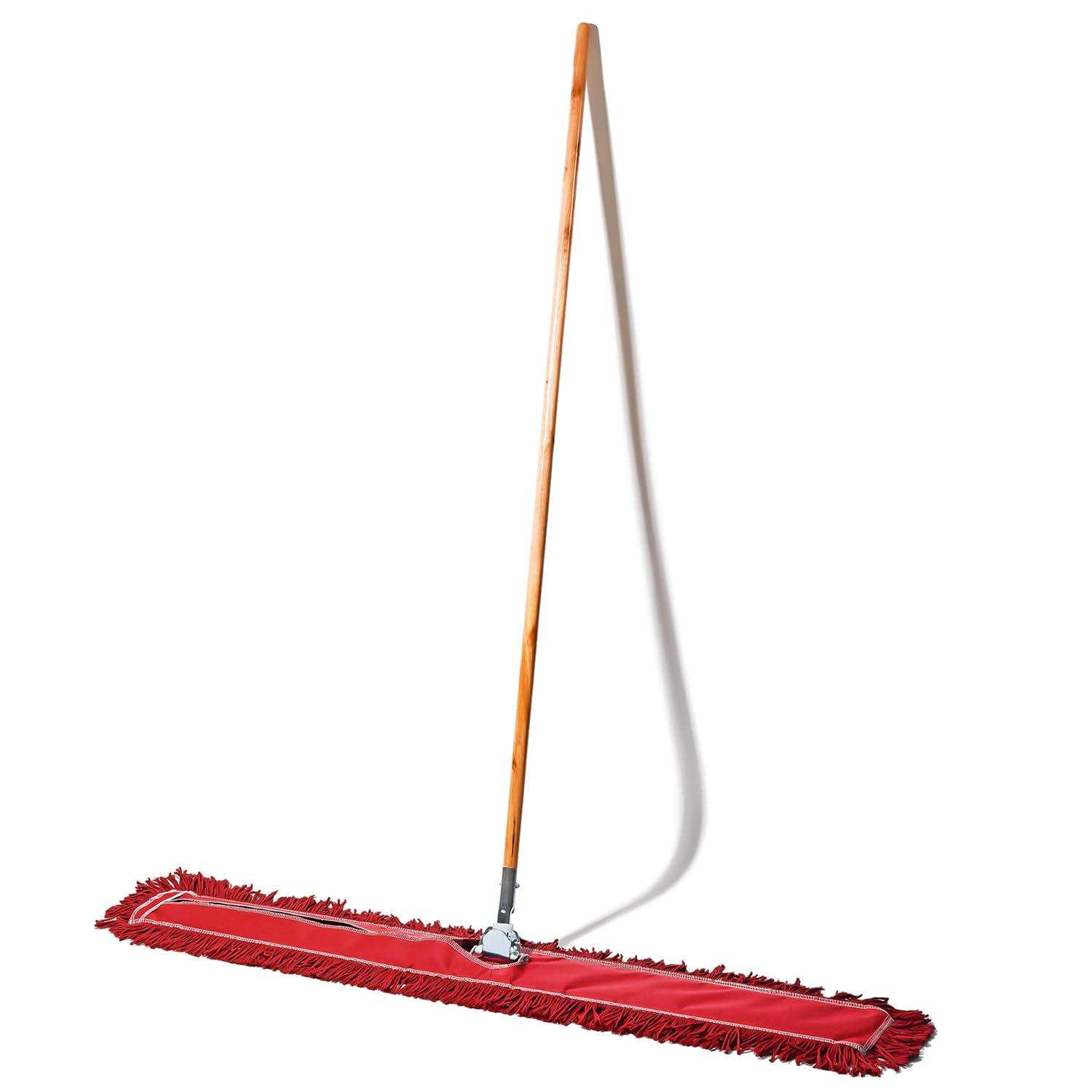 48 Inch Red Commercial Dust Mop & Floor Sweeper