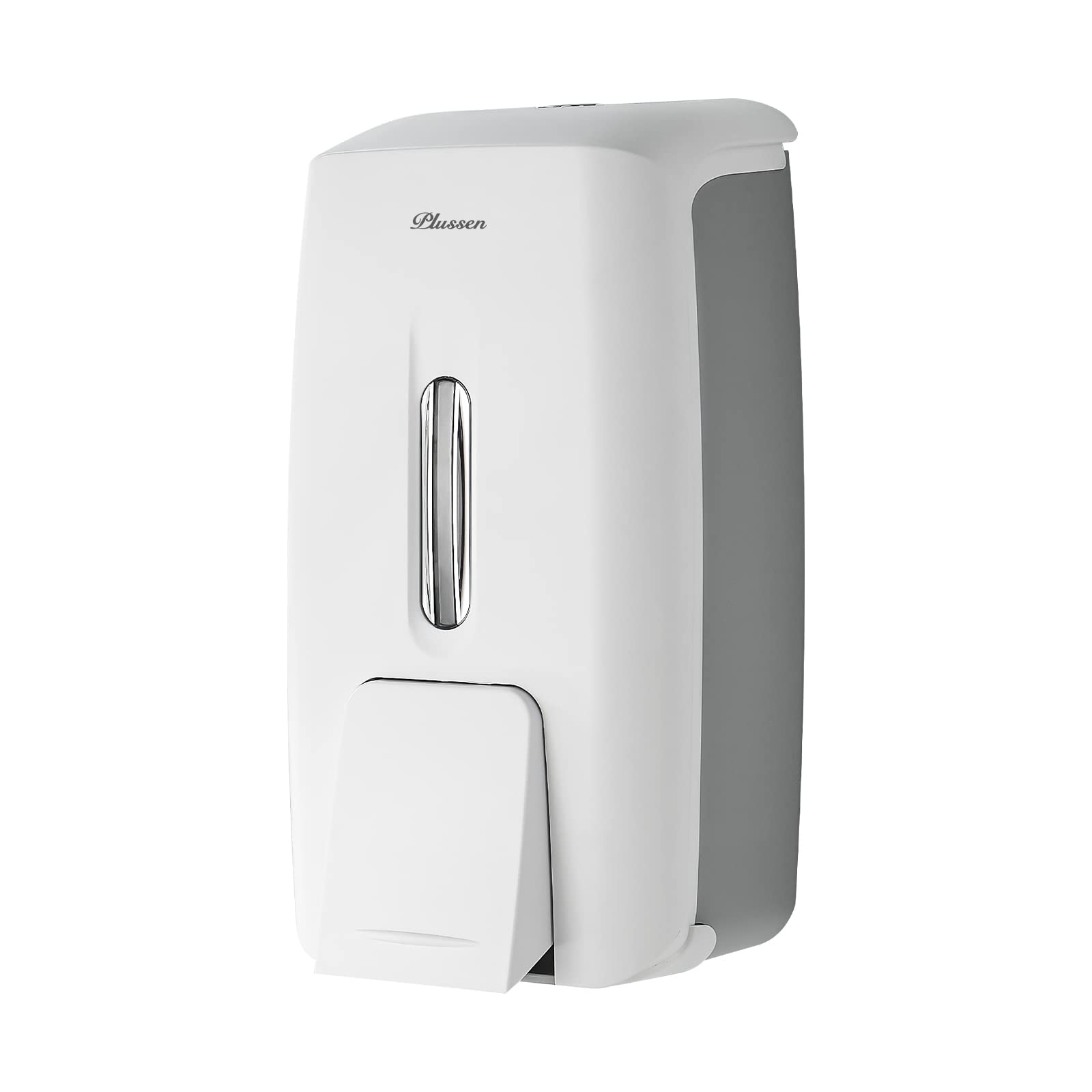 Soap Dispenser Wall Mount Adhesive Commercial Soap Dispenser 800ml No Drill Hand Sanitizer Dispenser for Bathroom Support Liquid and Gel