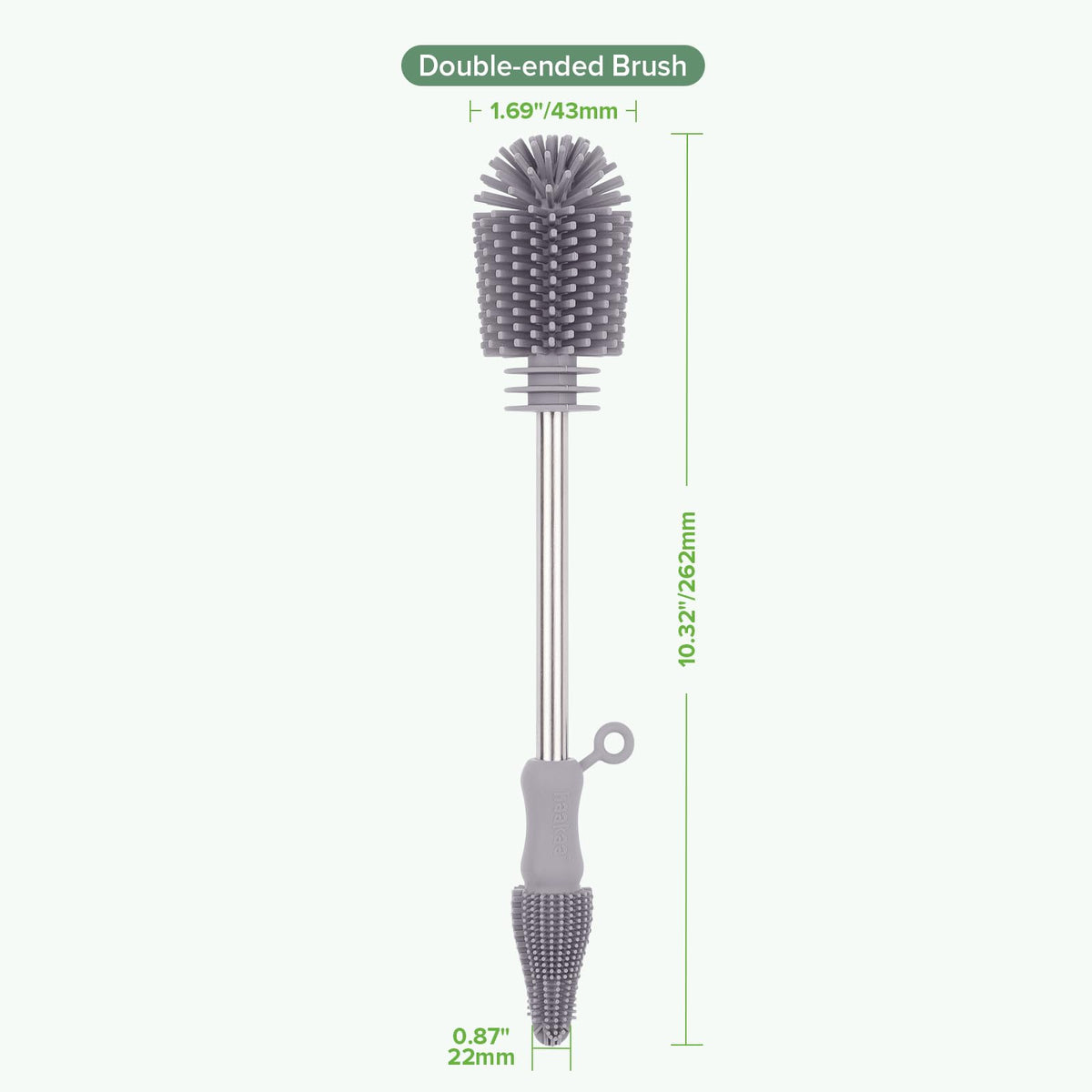 Silicone Cleaning Brush for Baby Bottles and Crevices
