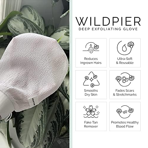 Ultimate Deep Exfoliating Glove Mitt Body Scrub for Bath Shower Spa Hand Exfoliator Gloves