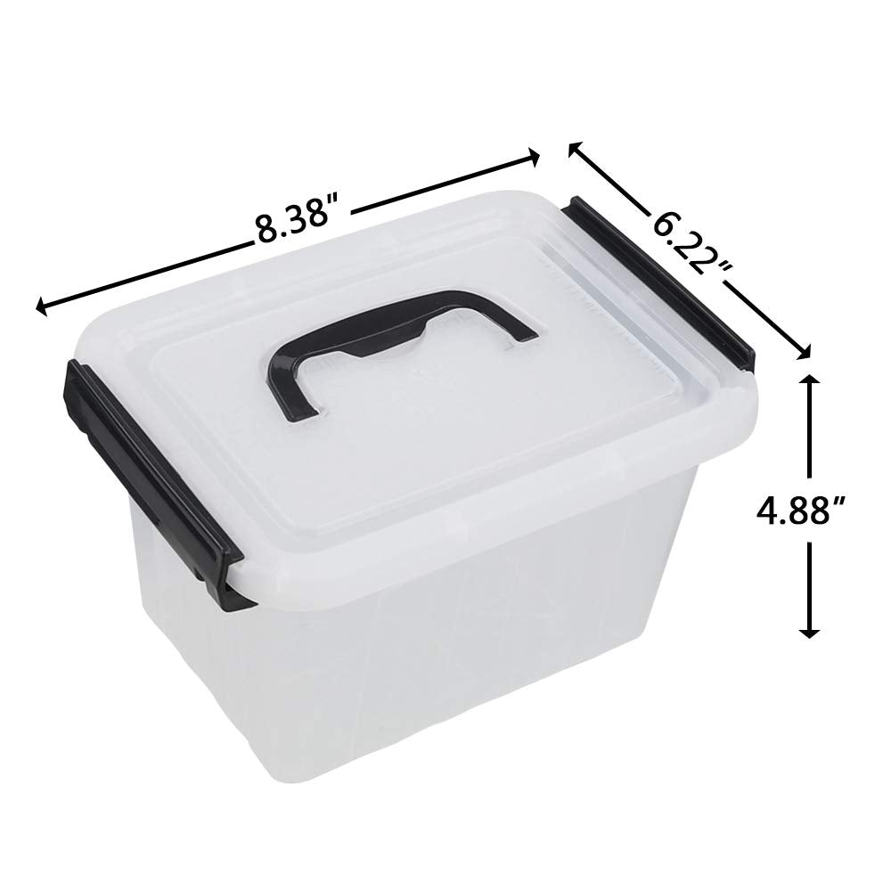 Small Plastic Latching Box (6 Count)