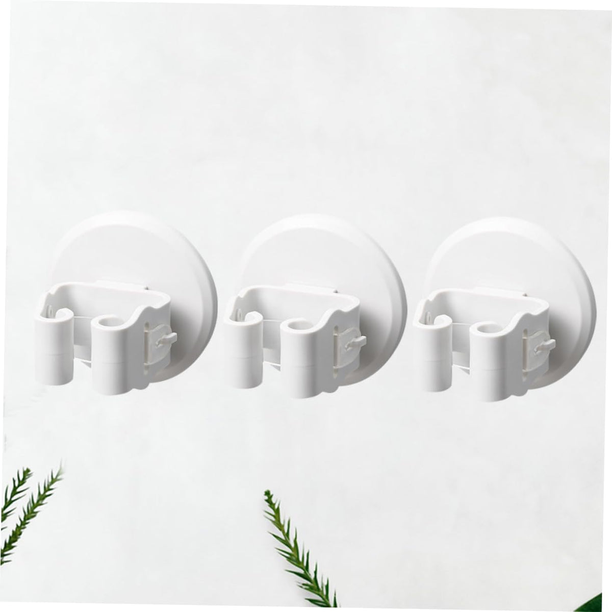 2sets Mop Broom Holder Wall