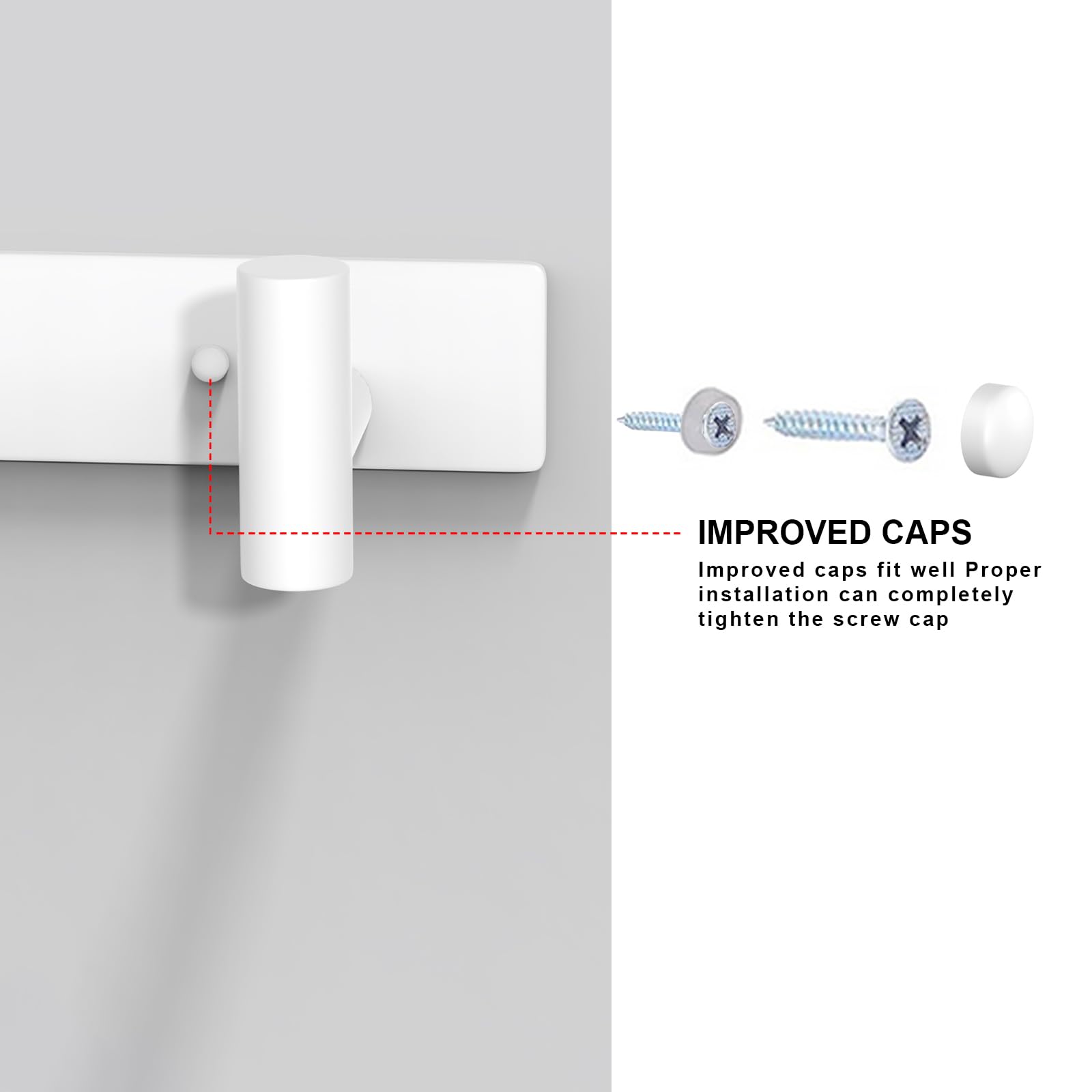 Hat and Coat Wall Mount Rack (2 Count)