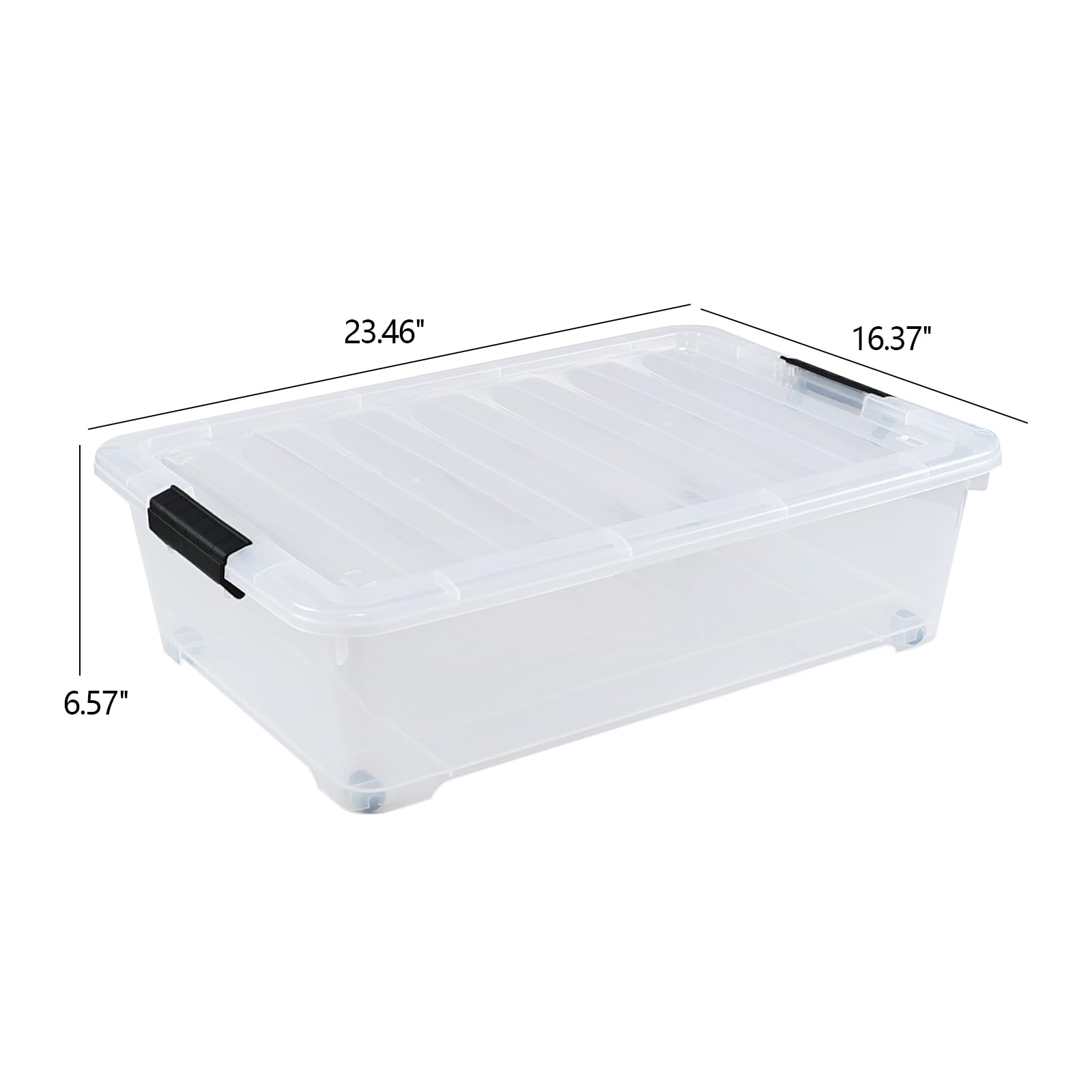 Under Bed Storage Container with Wheels (3 Count)