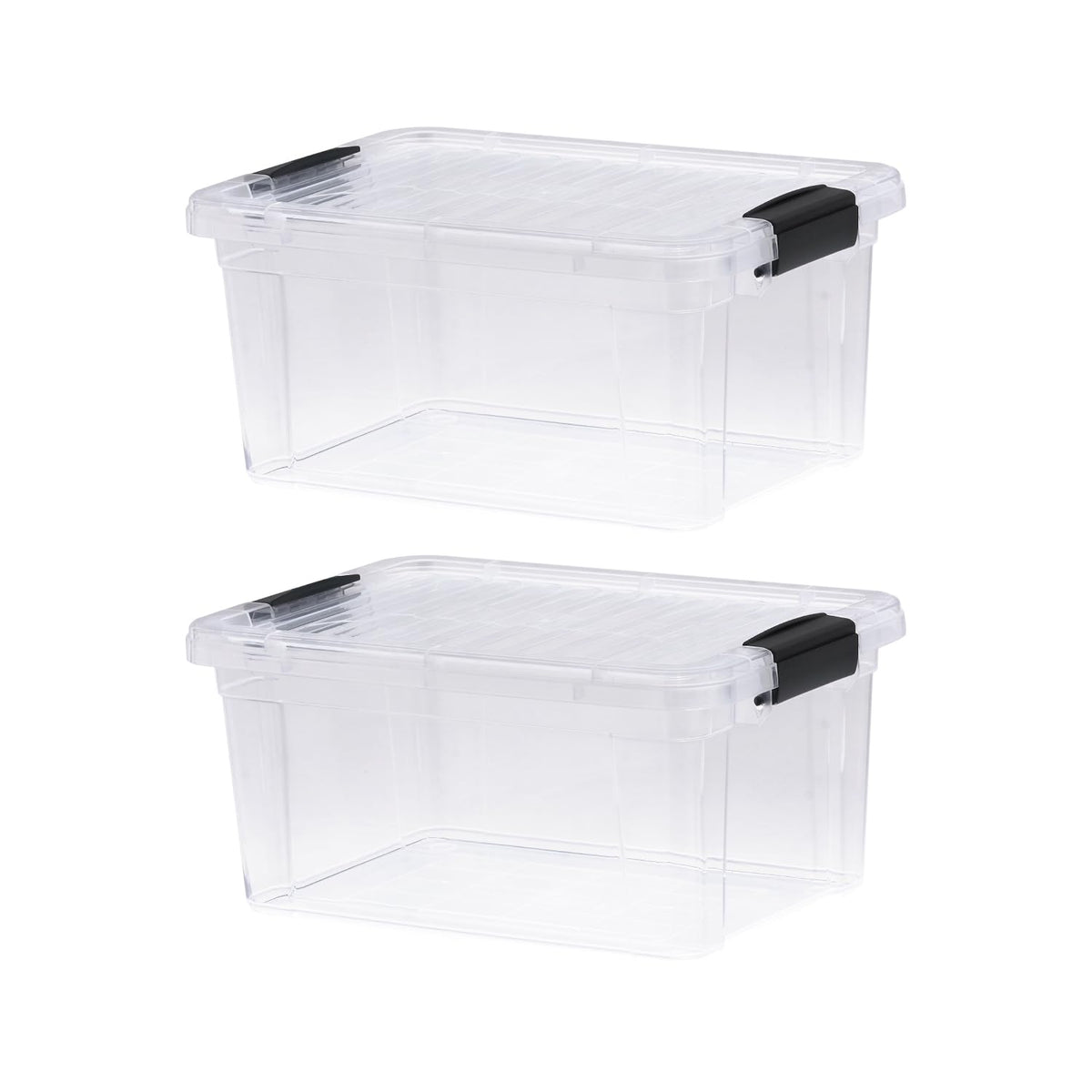 Storage Bins with Lids (2 Count)