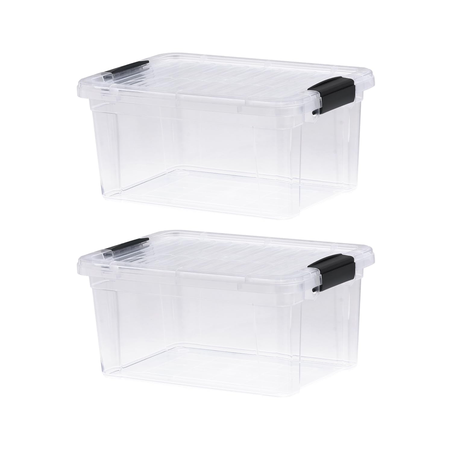 Storage Bins with Lids (2 Count)