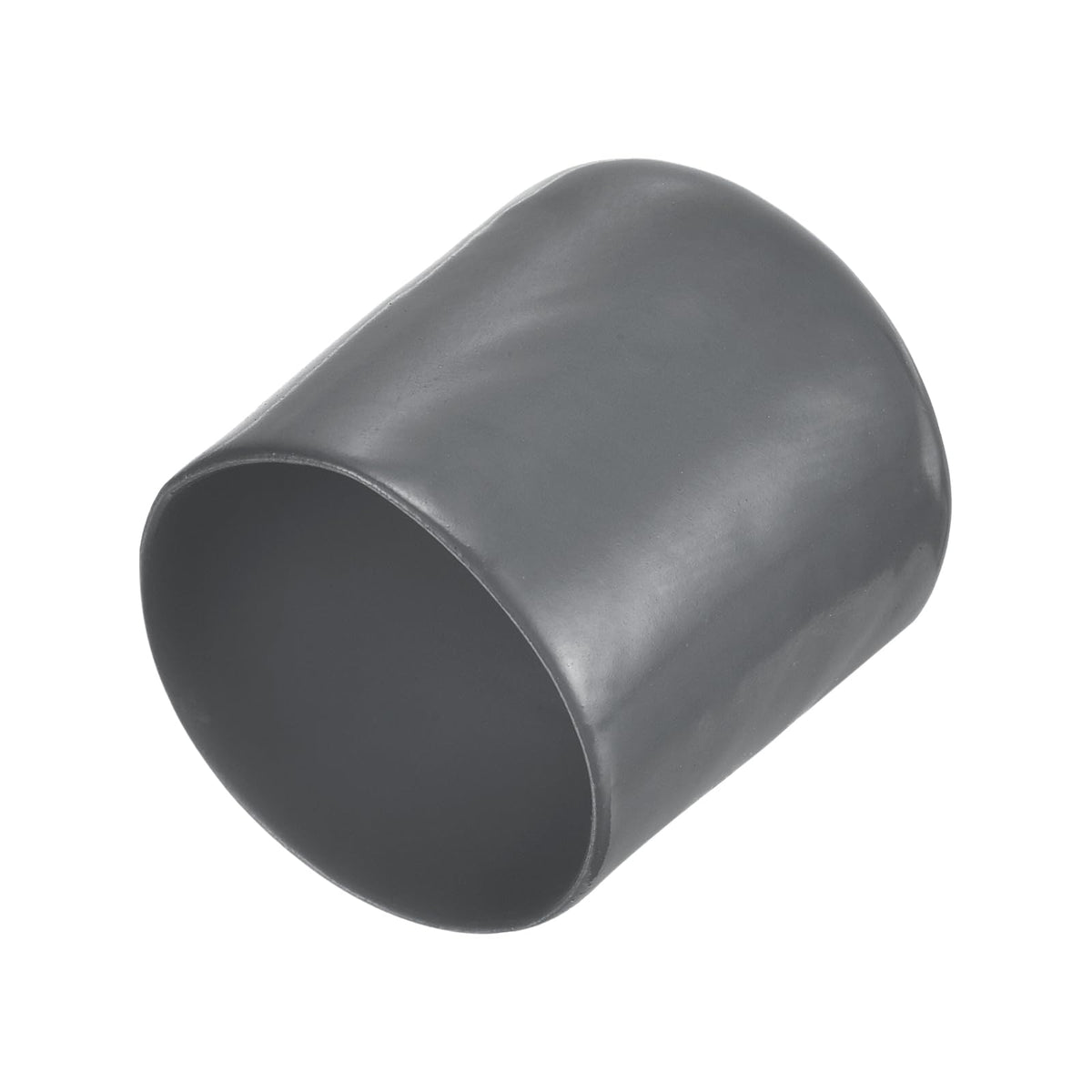 20pcs Rubber End Caps 29mm ID Vinyl Round Tube Bolt Cap Cover Thread Protectors Dark Grey
