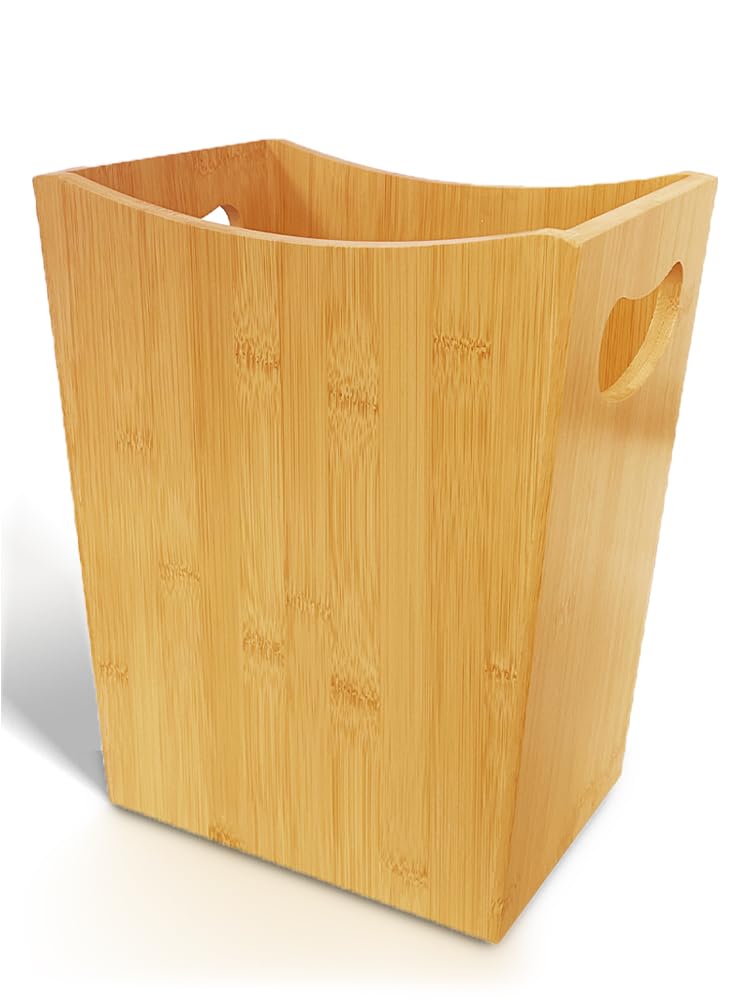 Wood Trash Can