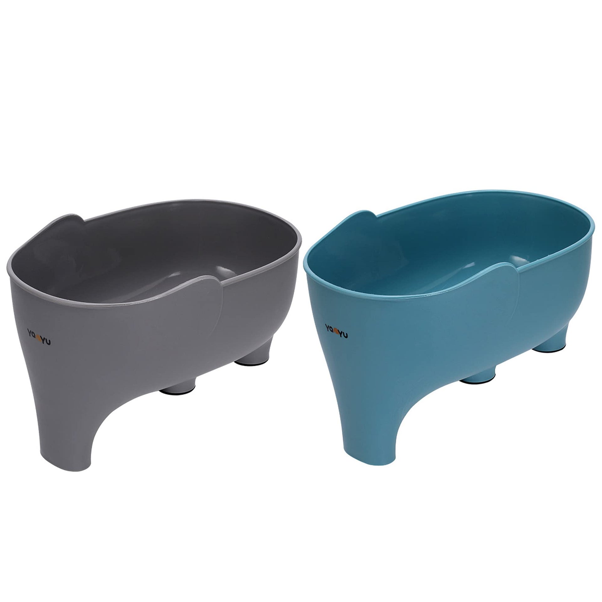 2PCS Vegetables Washing Basket Elephant Drainage Basket Fruit Basket for Draining Pasta Noodles Kitchen (2 Count)