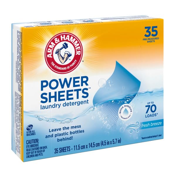 Laundry Detergent Power Sheets (105 Count)