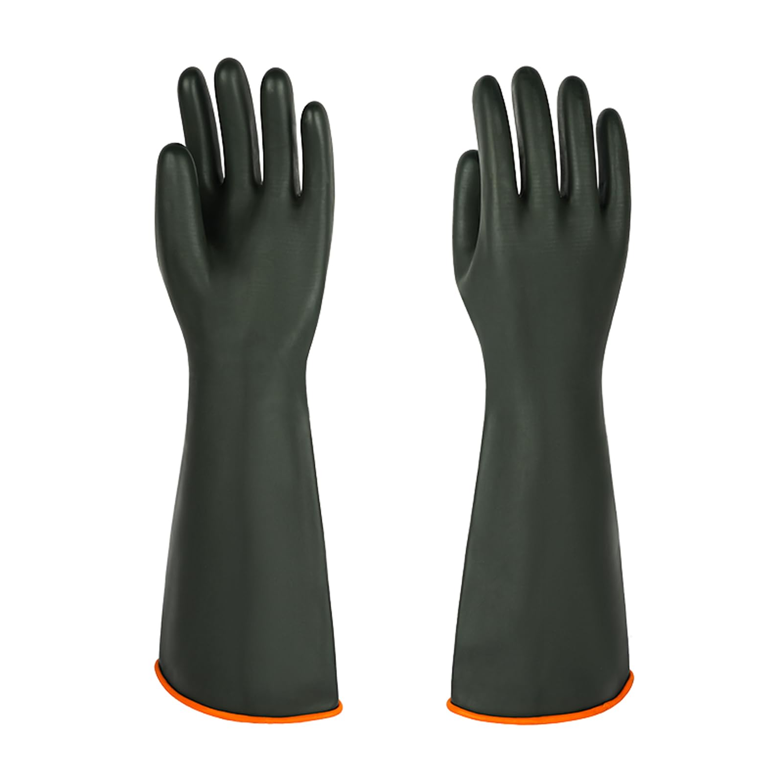 Heavy Duty Latex Chemical Resistant Gloves (2 Count)