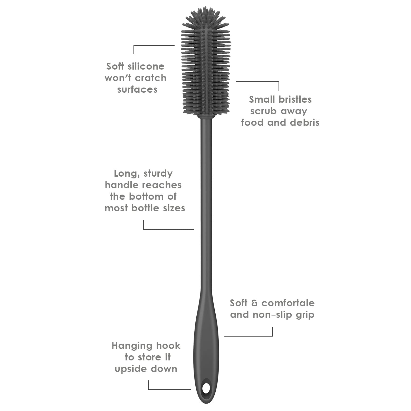 Silicone Bottle Brush - ModHome Supplies