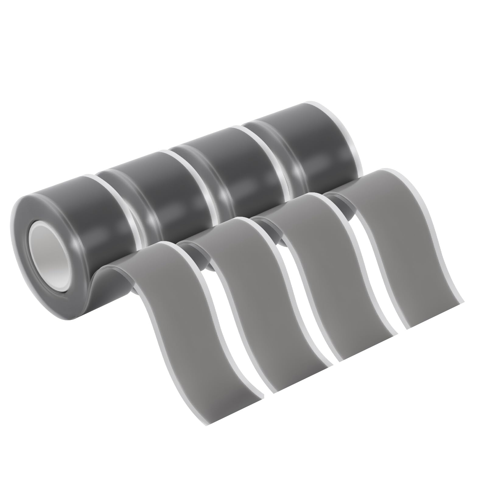 Self Fusing Silicone Tape Waterproof Rescue Tape 4 Rolls 1 Inch x 10 Feet (4 Count)