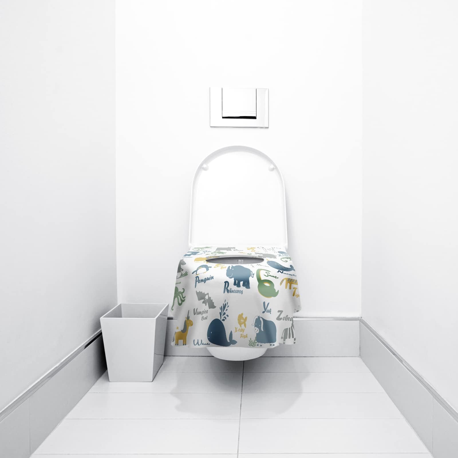 20 Pcs Toilet Seat Covers Disposable for Toddlers & Adults (20 Count)