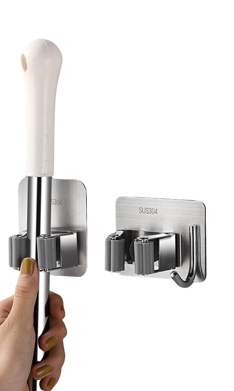 Wall Mount Broom Holder (6 Count)