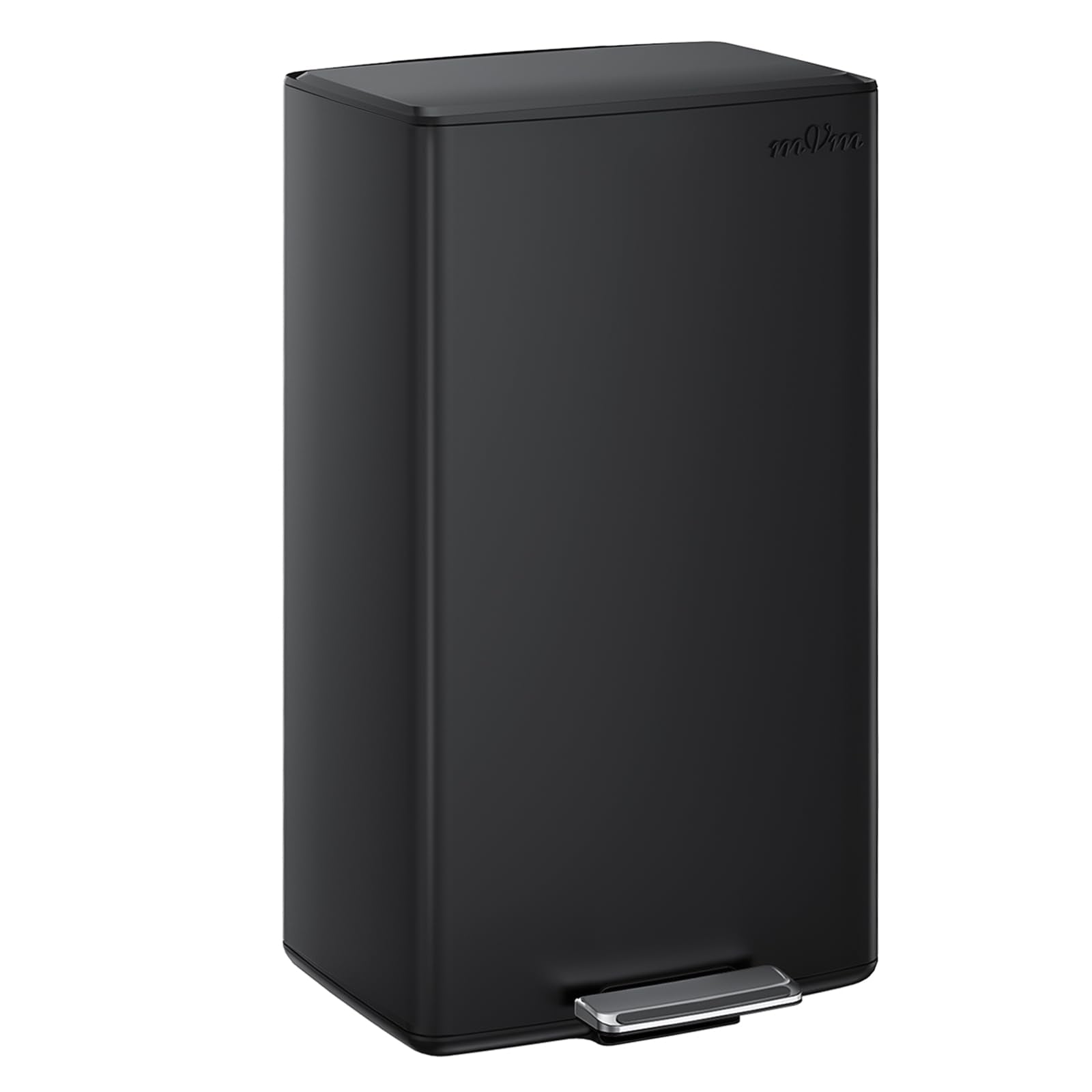 Black Trash Can