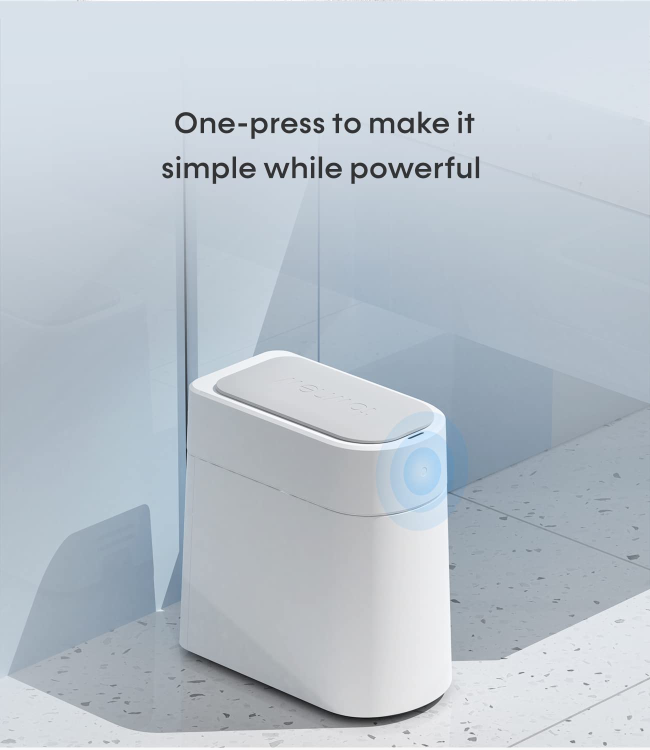 T3 Slim Automatic Infrared Motion Sensor Trash Can with Lid