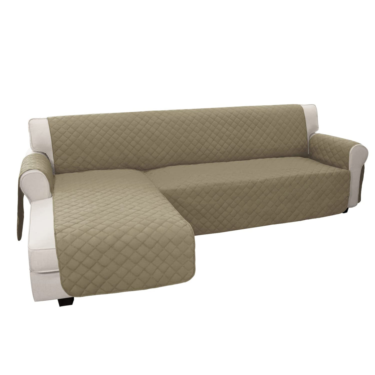 Reversible L Shape Sectional Couch Cover