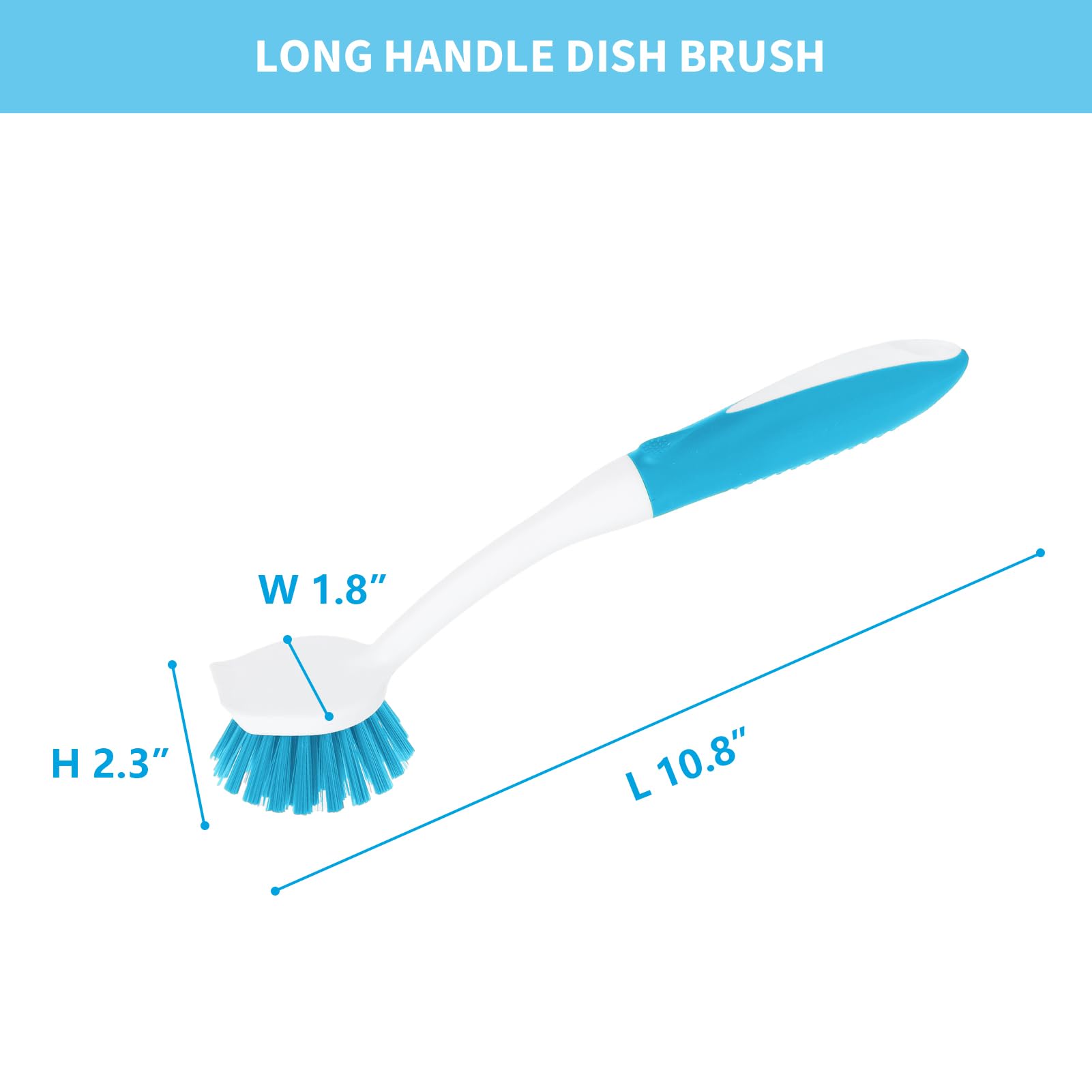 Dish Brush with Handle (2 Count)