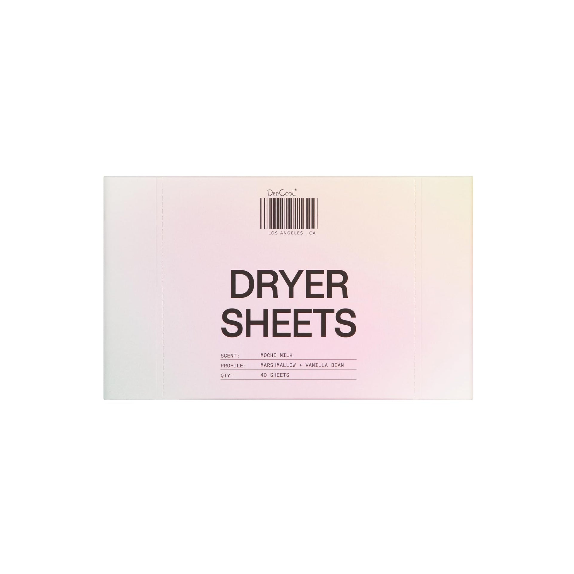 Dryer Sheets Mochi Milk (40 Count)