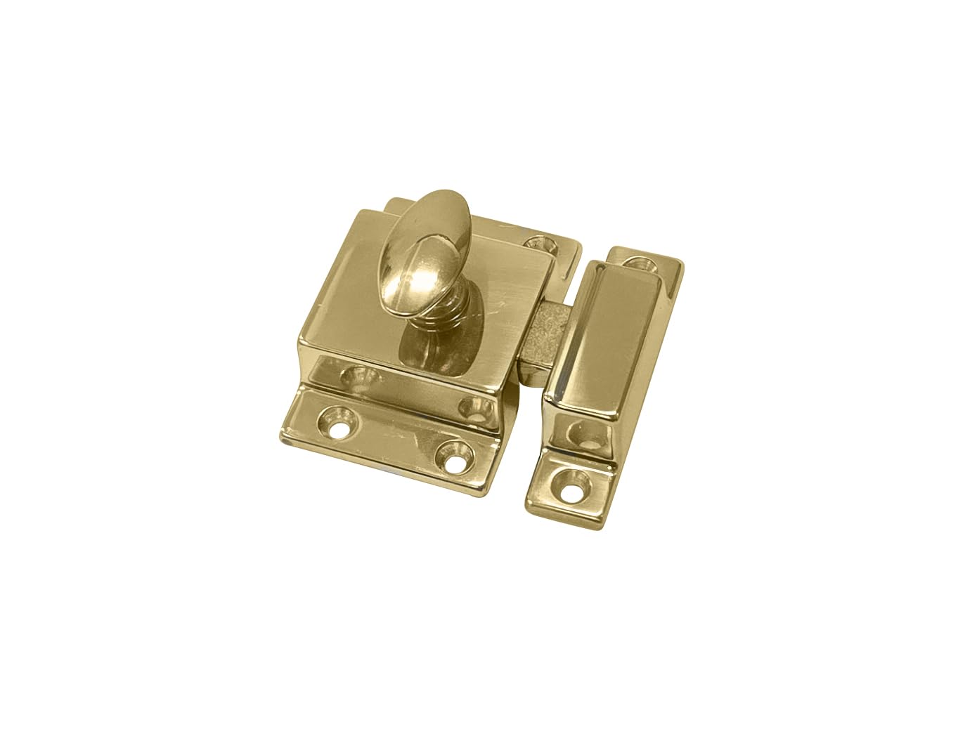 Traditional Large Oval Turn Cabinet Latch