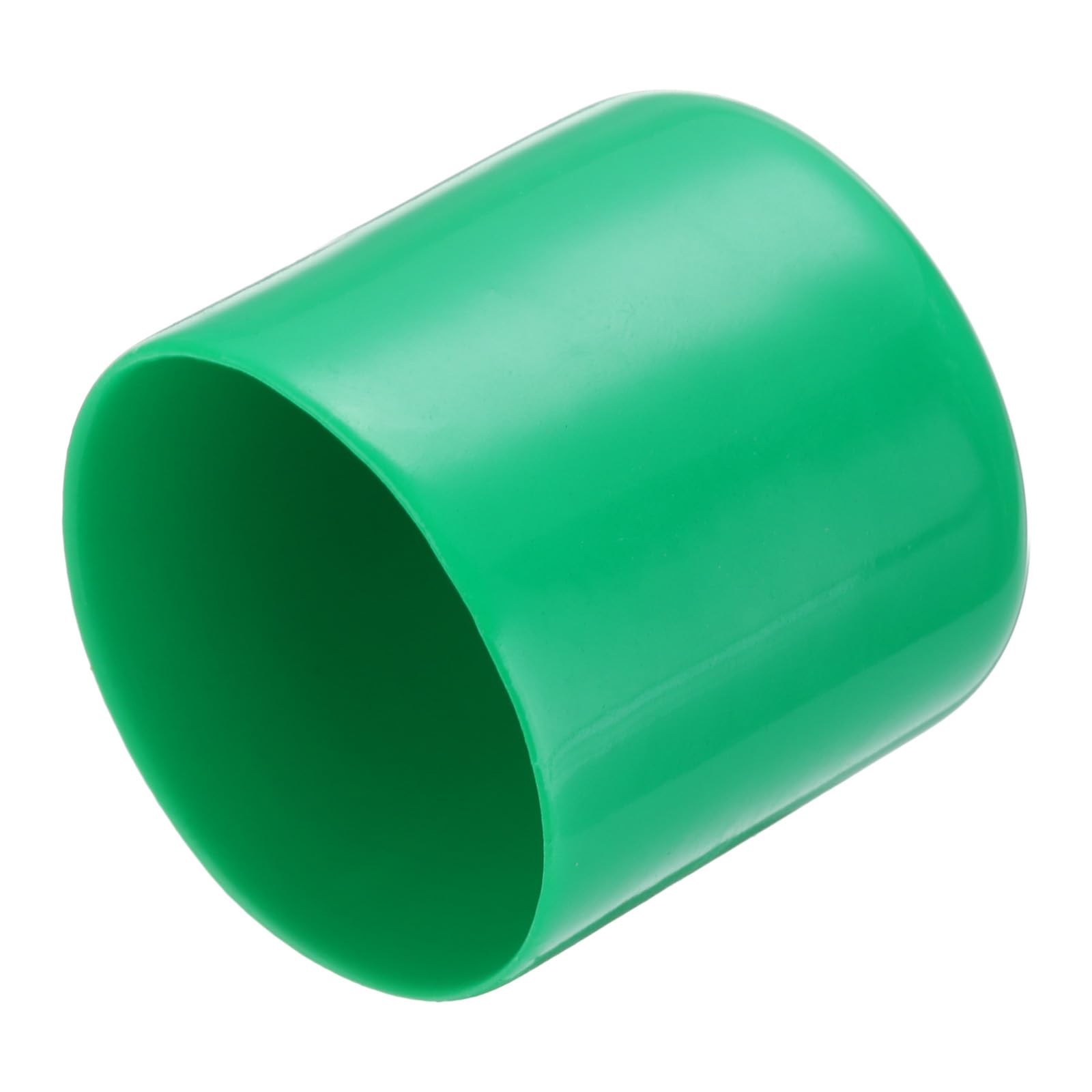 20pcs Rubber End Caps 43mm ID Vinyl PVC Round Tube Bolt Cap Cover Screw Thread Protectors Dark Green