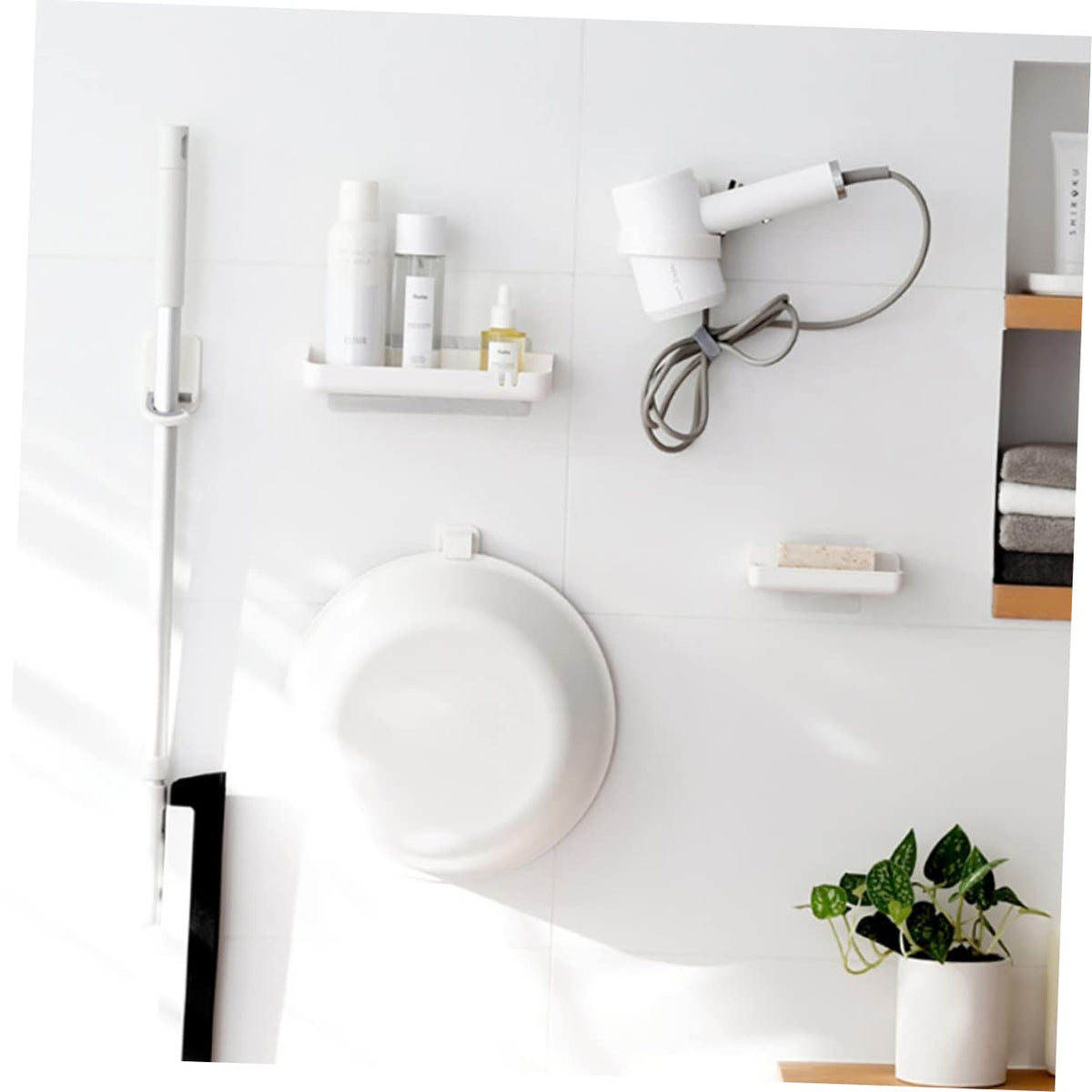 Broom Holder Mop Hanger Multi