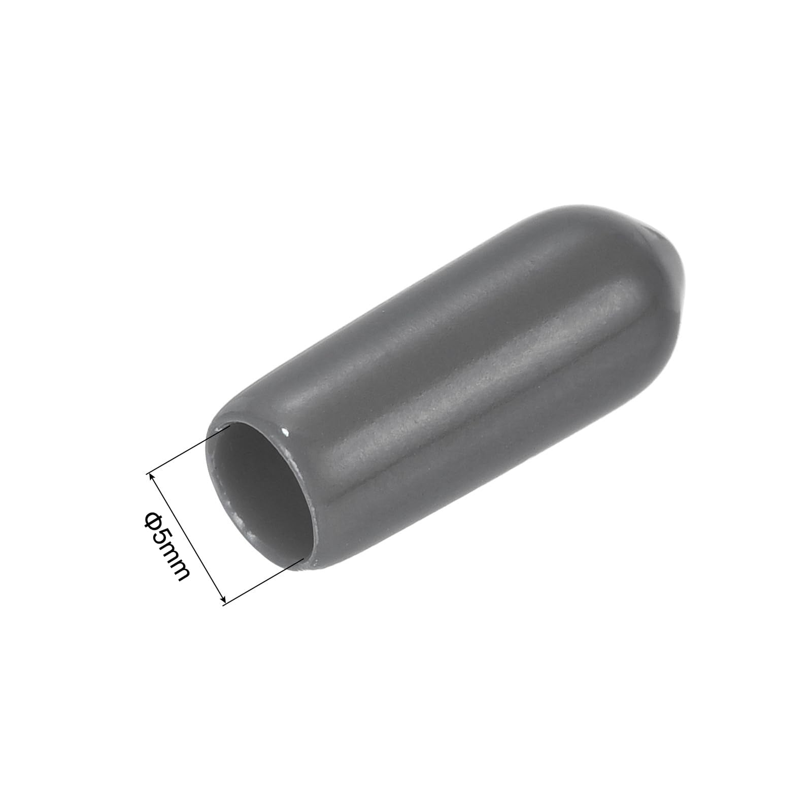 20pcs Rubber End Caps 5mm