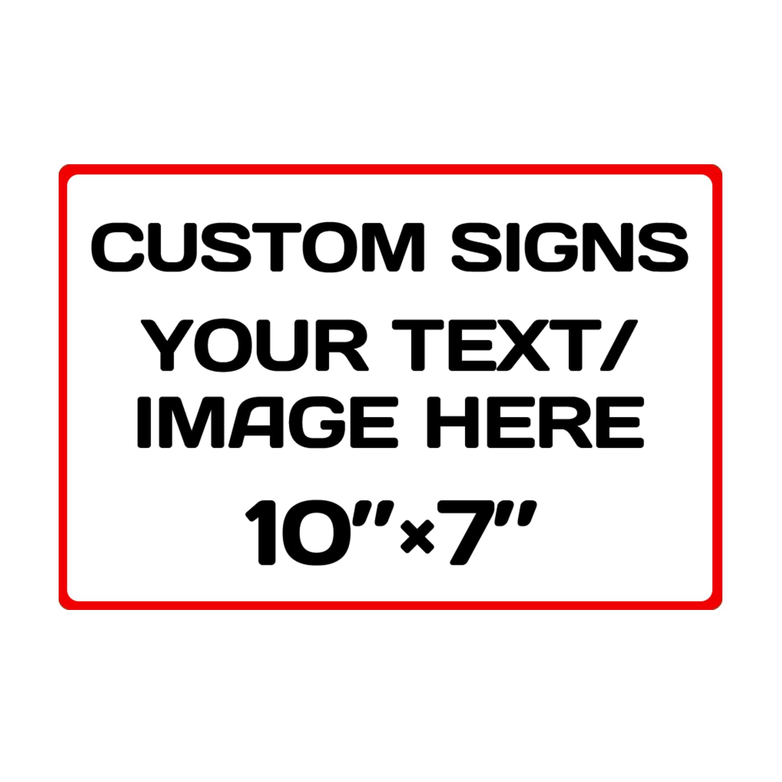Aluminum Weatherproof Metal Sign