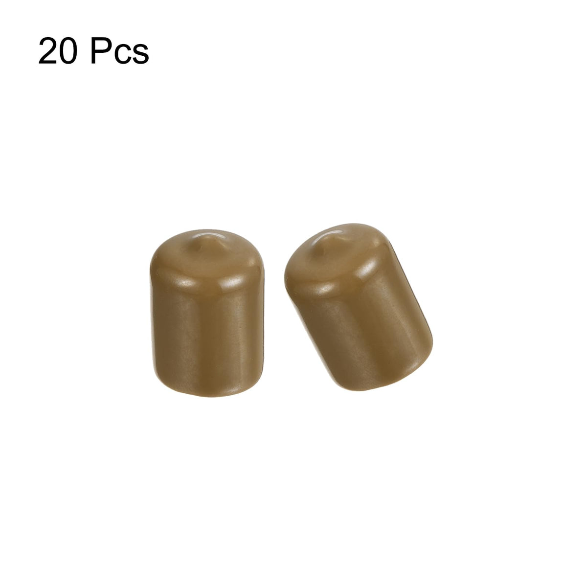 20pcs Rubber End Caps 15.5mm