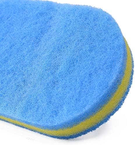 2 Piece Cleaning Brush for Bathroom Kitchen Bathtub Toilet Cleaner All Purpose Shower Sponge Scrubbing Brush with Ergonomic Handle (4 Count)