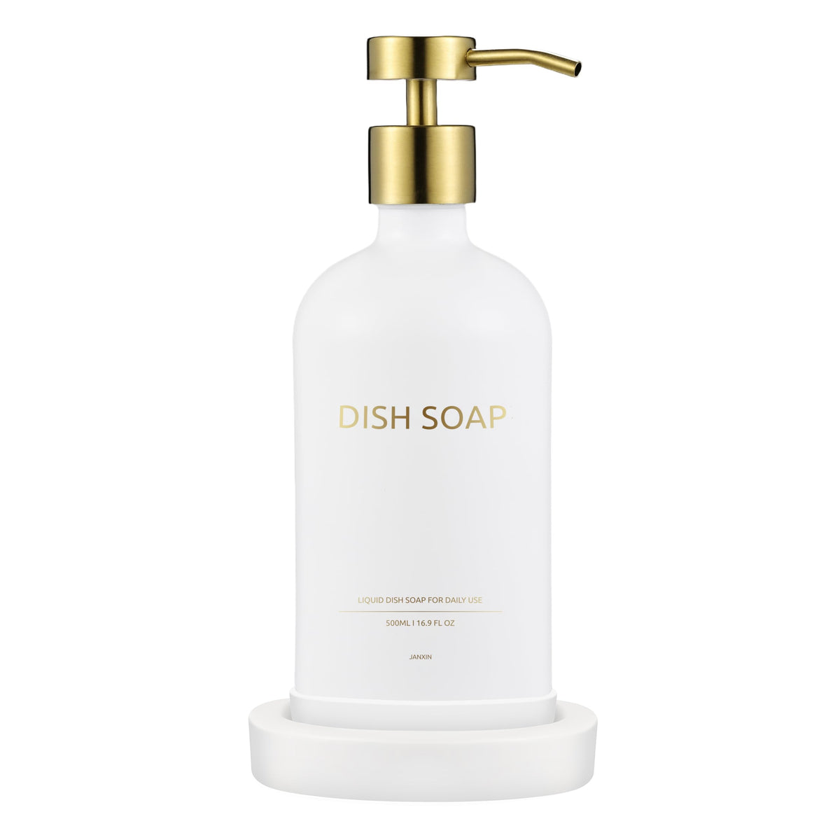 Glass Soap Dispenser Bathroom Set by Janxin