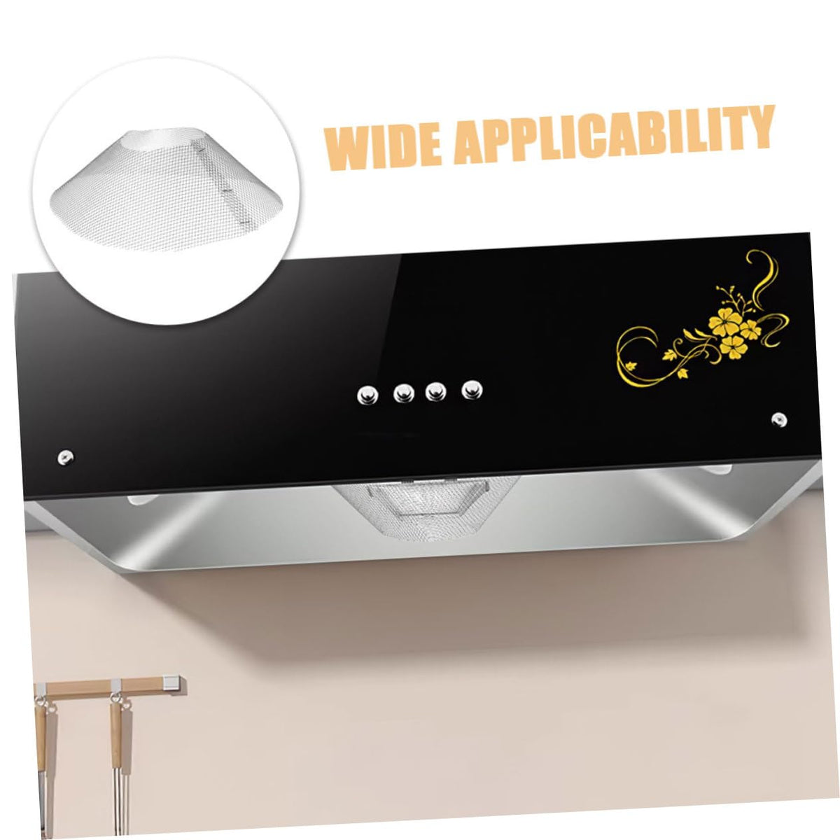15 Pack Range Hood Filters 7.67 X 7.67 X 2.95 in Bowl
