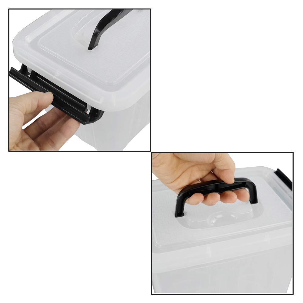 Small Plastic Storage Box (6 Count)