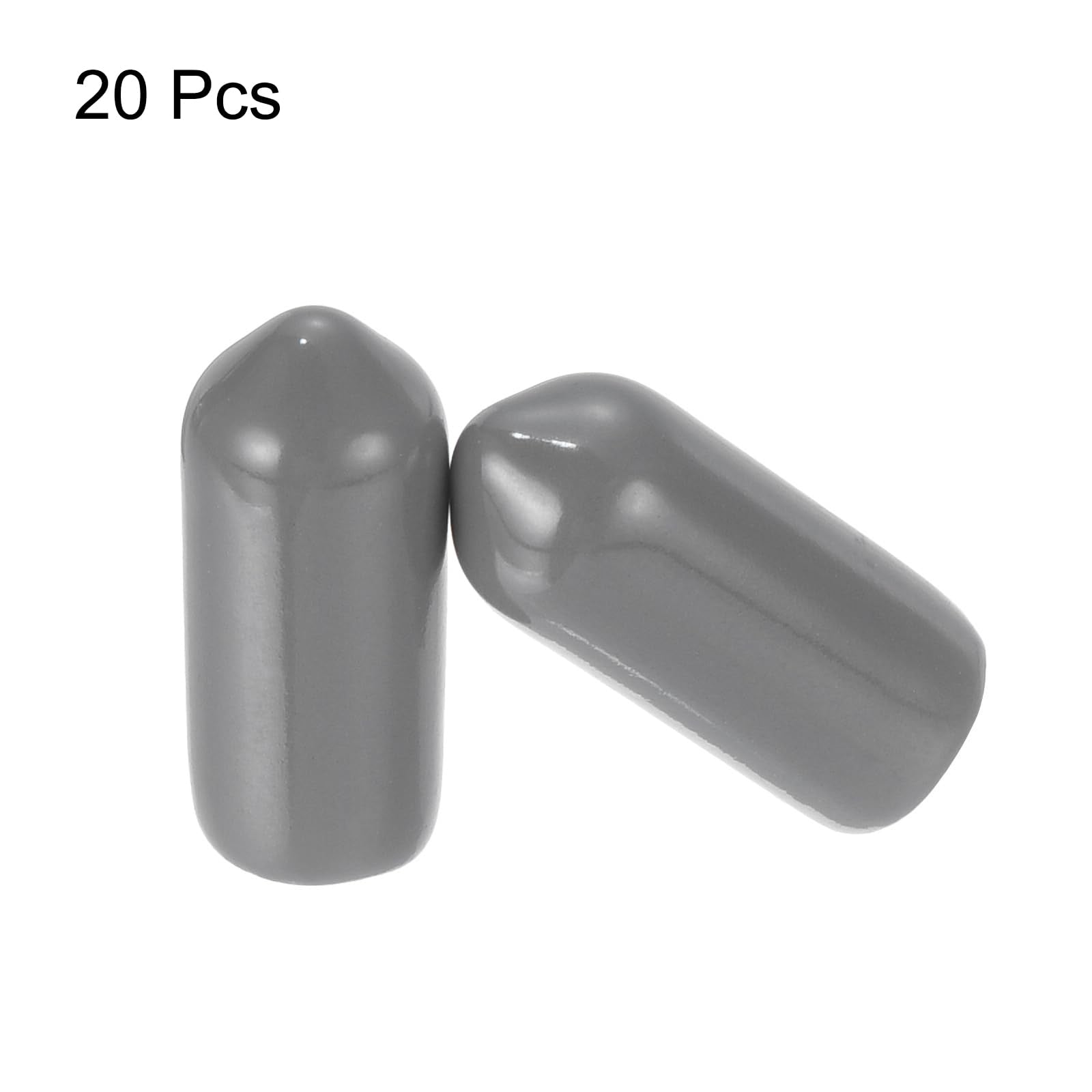 20pcs Rubber End Caps 6mm