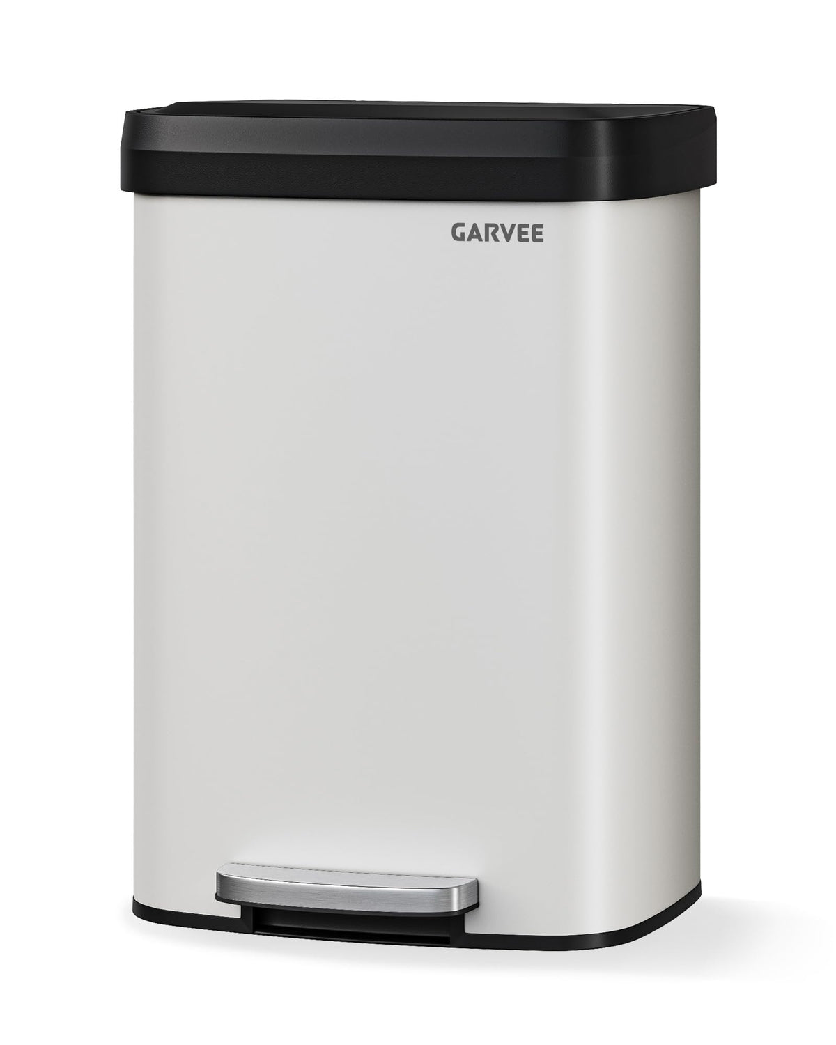 13 gal 50 L Metal Trash Can with Lid
