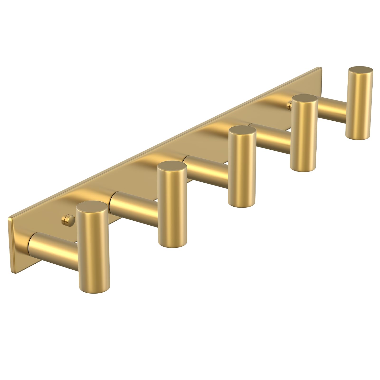 Gold Wall Mount Coat Rack