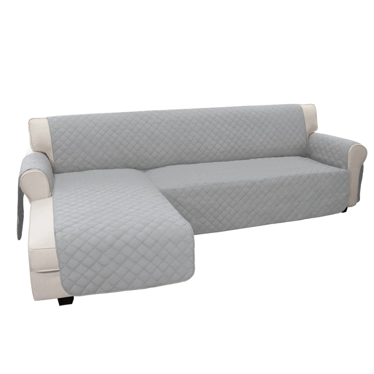 Sofa Slipcover L Shape Sofa Cover Sectional Couch Cover Furniture Protector Mat for Pets Dog Cat