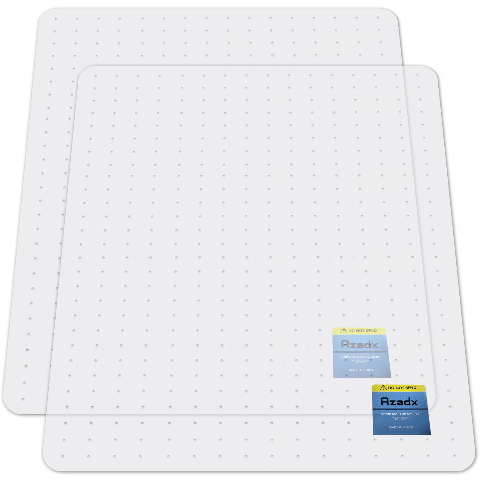 Heavy Duty Office Chair Mat for Carpet 36" x 48" Hard Material