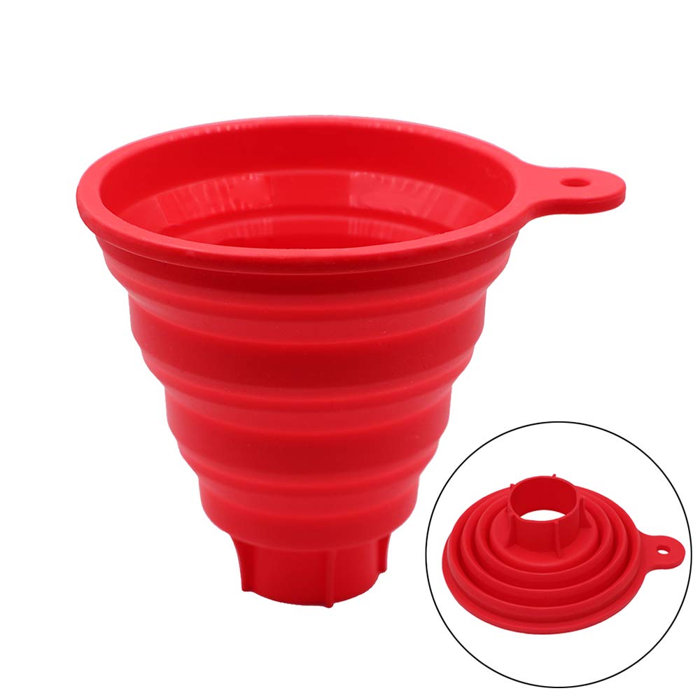 Silicone Collapsible Wide Mouth Funnel for Jars
