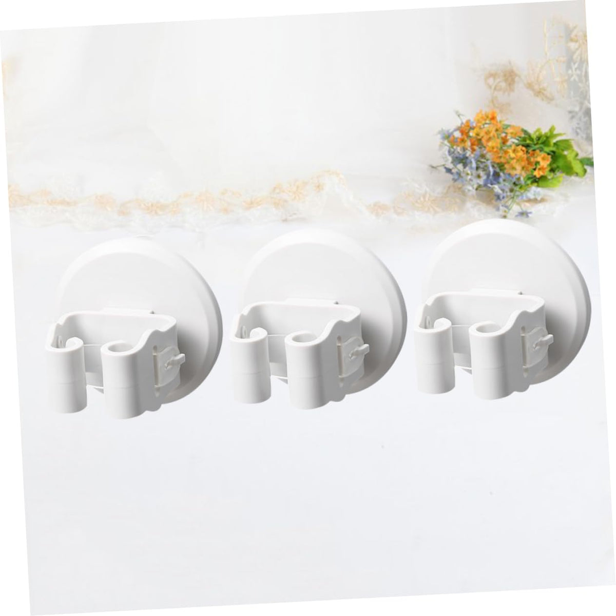 2sets Mop Broom Holder Wall